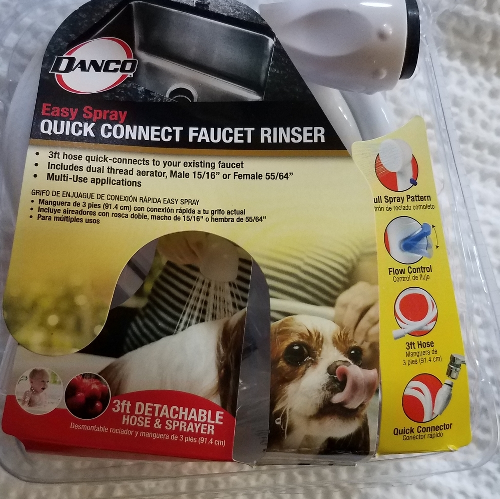 Easy Spray Quick Connect Faucet Rinser